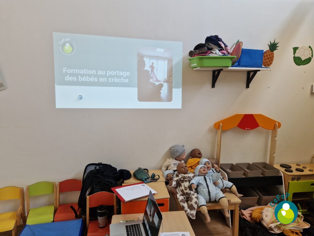 formation portage bébé crèche Lyon