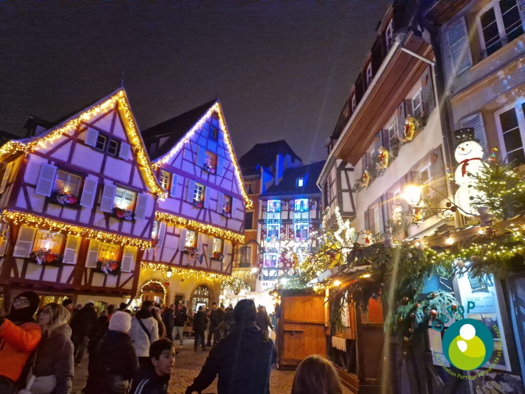 marché de noël de colmar formation portage bébé