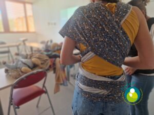 formation portage bébé en boutique de puériculture